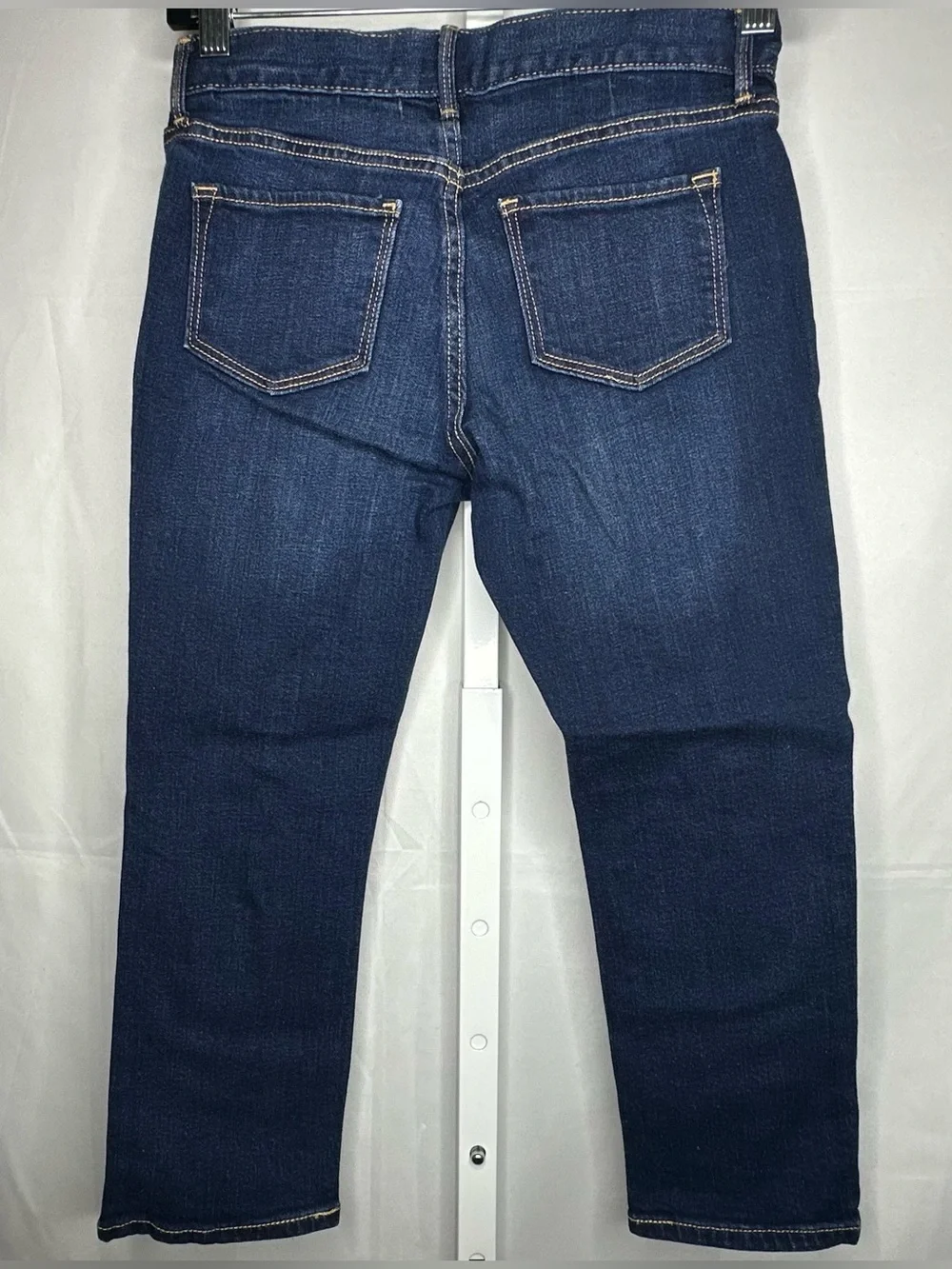 Old Navy Dark Blue Cropped Stretch Jeans